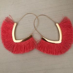 Coral earrings